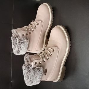 NY LUGZ CO. BOOTS COLOR PINK SIZE 7.5